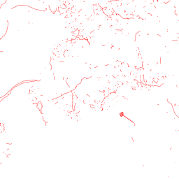 Power lines - UK - 150m buffer preview